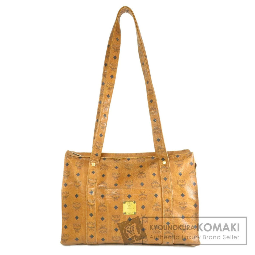 MCM Monogram Tote Bag Leather